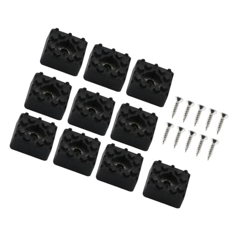 Xanorrg 10pcs 22 Mm/30 Mm Möbel Fußboden Füße Quadratische Möbelblock von Xanorrg