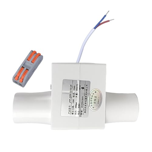 Xanorrg 12W Ruhige Inline Rohrlüftungslüfter Für Erhitzen Von Kühlung Garten Badezimmer Extraktorlüftungslüfter Für Haustierkasten Geeignet von Xanorrg