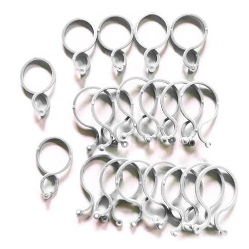 Xanorrg 50pcs Garten Vine Gripping Clips Pflanze Gebündelte Schnalle Ringe Tomatenständer Dekore Zubehör Befestigungselemente von Xanorrg