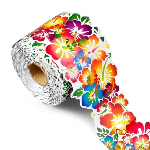 Xanorrg 60.69ft Bulletin Board Border Trim Blumenblätter Ziehen Wandtattoos Für Klassenzimmer Hinweis Tafel Whiteboard Kleberrahmen von Xanorrg