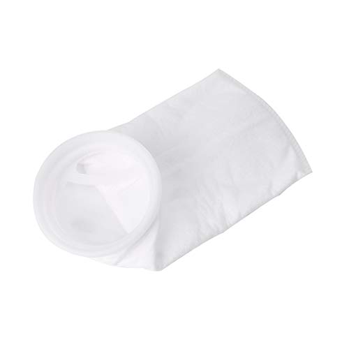 Xanorrg Aquariumfiltersocken 9 Zoll Lang 4 Zoll Plastikring Salzwasser Fischtankfilterbeutel von Xanorrg
