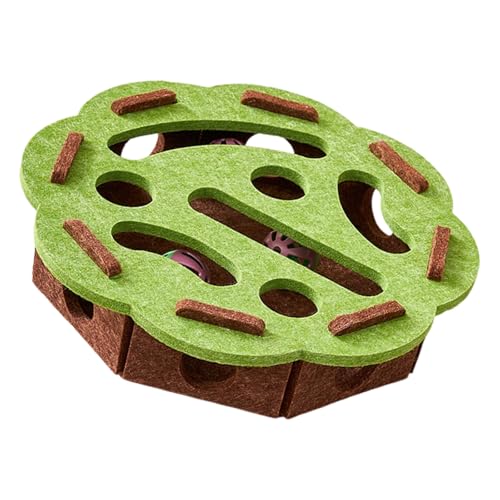 Xanorrg Dekorative Katzen Selbsttetasing Box Puzzle Spielzeug Mit Bells Ball Kätzchen Kognitive Entwicklung Und Jagdübung Interaktion Puzzlespielzeug Xanorrg Dekorative Katzen Selbsttetasing Box Puzzle Spielzeug Mit Bells Ball Kätzchen Kognitive Entwicklung Und Jagdübung Interaktion Puzzlespielzeug von Xanorrg