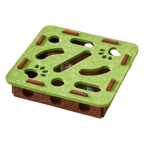 Xanorrg Dekorative Katzen Selbsttetasing Box Puzzle Spielzeug Mit Bells Ball Kätzchen Kognitive Entwicklung Und Jagdübung Interaktion Puzzlespielzeug Xanorrg Dekorative Katzen Selbsttetasing Box Puzzle Spielzeug Mit Bells Ball Kätzchen Kognitive Entwicklung Und Jagdübung Interaktion Puzzlespielzeug von Xanorrg