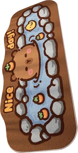 Xanorrg Faux Cashmere Teppich Bad Floor Matte 40x120 cm Mit Rutschfantem Boden Für Und Büro Wohnzimmer von Xanorrg