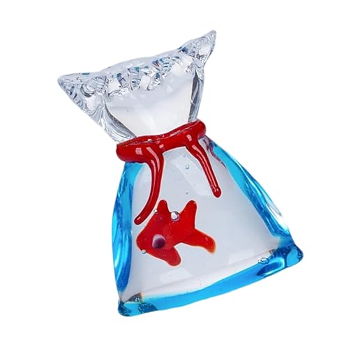 Xanorrg Glasfischtanks Figuren Sammelnbare Figur Für Aquarium Home Tabletop Office Decors Fischtanks Skulpturen Statuen Glas Figuren Haus Dekore von Xanorrg