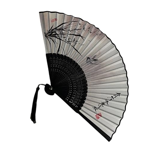 Xanorrg Handheld Wood Fabric Fan Mit Chinesischem Traditionellem Chinesischem Gemälde Für Outdoor Tanz Traditionelle Kunsthandwerksfan Verwenden Xanorrg Handheld Wood Fabric Fan Mit Chinesischem Traditionellem Chinesischem Gemälde Für Outdoor Tanz Traditionelle Kunsthandwerksfan Verwenden von Xanorrg
