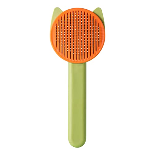 Xanorrg Haustierhunde Pinsel Deshedding Katzen Massage Zum Schuppen Und Pflege Entfernt Lose Haare Verwickelt Schmerzfreie Borstenborte Haustier Selbstverpackte Slicker Mit Weicher Massage von Xanorrg