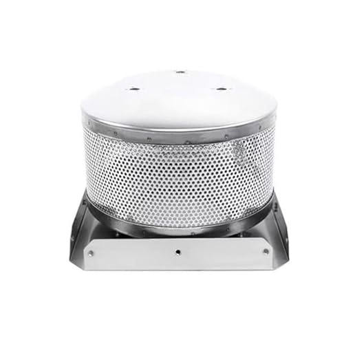 Xanorrg Heizung Basisersatz Anti Deformation Edelstahl 7 Zoll Durchmesser Reflektierende Abdeckung Hartes Wetterpyramidenformheizungszubehör Edelstahl Stahl von Xanorrg