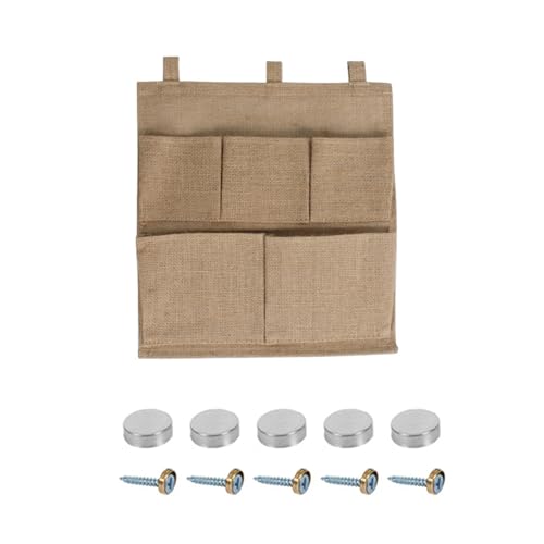 Xanorrg Mehrere Taschen Wandmontage Aufbewahrungsorganisatoren Praktische Wandtasche Mit Wand Montiertem Beutel Für Platzierung In Den Organisatoren Haus Hängen von Xanorrg