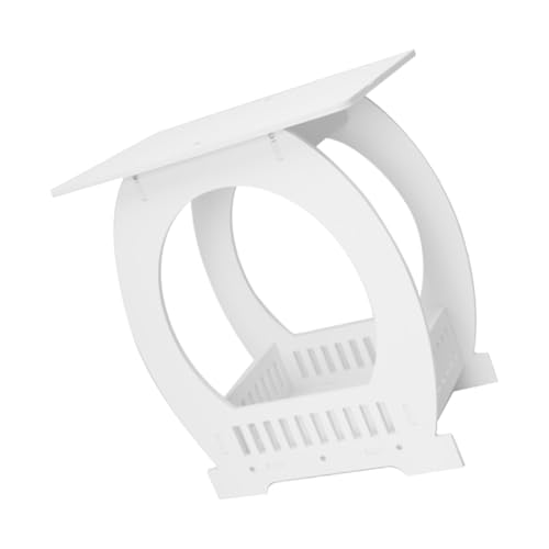 Xanorrg Modernes Quadratisches Design Endtisch Mit Abgerundeten Kanten Platz Effizienter Tisch Für Studio Apartments Badezimmer Wohnzimmer Leichtes Wohnzimmermöbel von Xanorrg