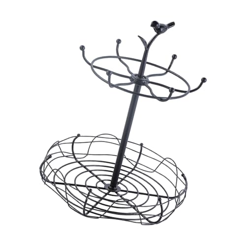 Xanorrg Platz Effiziente Rotierende Kaffeetassenhalter Eisen Rotierendes Für Organisierte Küchenschränke Und Büros Schreibtische Multi Layer Kaffeetasse Xanorrg Platz Effiziente Rotierende Kaffeetassenhalter Eisen Rotierendes Für Organisierte Küchenschränke Und Büros Schreibtische Multi Layer Kaffeetasse von Xanorrg