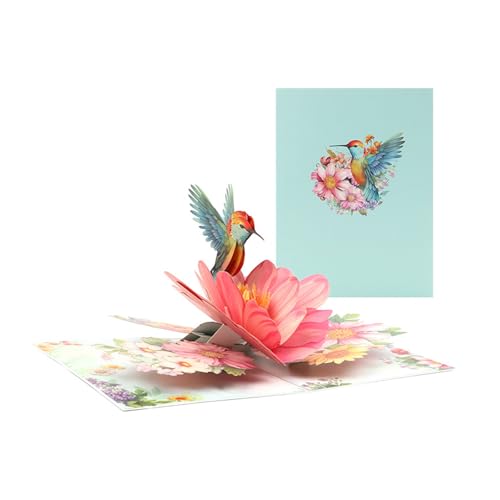 Xanorrg Popup Hummingbird Postkarte Klappbare Blätterkarte Handgefertigter Gruß Mit Umschlag Jubiläumsgeschenk Artistic Birthday Xanorrg Popup Hummingbird Postkarte Klappbare Blätterkarte Handgefertigter Gruß Mit Umschlag Jubiläumsgeschenk Artistic Birthday von Xanorrg