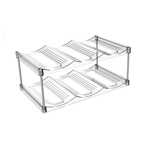 Xanorrg Praktische Wasserflasche Und Weinregal Stapelbares Wasser Und Becher Organisatoren Plastikregal Für Küchenschränke Organisatoren Xanorrg Praktische Wasserflasche Und Weinregal Stapelbares Wasser Und Becher Organisatoren Plastikregal Für Küchenschränke Organisatoren von Xanorrg