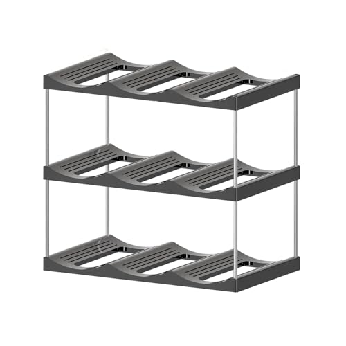 Xanorrg Praktische Wasserflasche Und Weinregal Stapelbares Wasser Und Becher Organisatoren Plastikregal Für Küchenschränke Organisatoren Xanorrg Praktische Wasserflasche Und Weinregal Stapelbares Wasser Und Becher Organisatoren Plastikregal Für Küchenschränke Organisatoren von Xanorrg