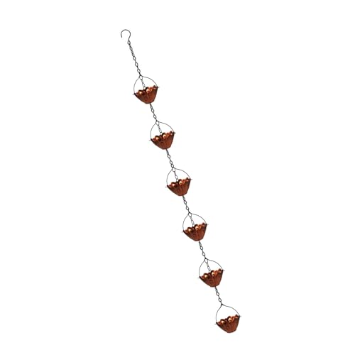 Xanorrg Regenfängerkette Mit Mehreren Metallblumenbechern Handgefertigte Gartendekoration Wasserströme Lösung Ersatz Downspout Einfache Installation Regenkette Ersatz Für Abwärtsrohre Xanorrg Regenfängerkette Mit Mehreren Metallblumenbechern Handgefertigte Gartendekoration Wasserströme Lösung Ersatz Downspout Einfache Installation Regenkette Ersatz Für Abwärtsrohre von Xanorrg