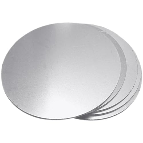 1 Stück runde Platte aus Edelstahl 304 – 2,5 mm dickes rundes Blech for Heimwerkerprojekte und Heimdekoration(Dia 80mm) von XaoHuaS