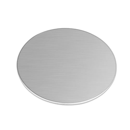 1 Stück runde Platte aus Edelstahl 304 – 6 mm dicke runde Scheibe for Heimwerkerprojekte, Heimdekoration und technische Anwendungen(Dia 180mm) von XaoHuaS