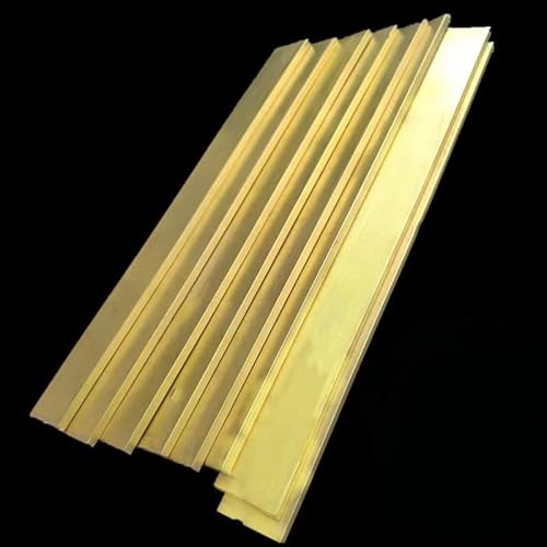 C360 Messing-Flachstange 4 mm x 40 mm x 80,71 Zoll – Anpassbare Metall-Flachstange for Heimwerkerprojekte und den industriellen Einsatz(1Pcs 4mm x 45mm) von XaoHuaS