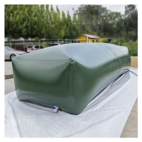 Faltbarer Wasserblasen-Aufbewahrungsbehälter for den Außenbereich – 50 bis 1585 Liter, PVC-Canvas, leicht und langlebig(0.8x0.4x0.34m/110L/29Gallon) von XaoJns