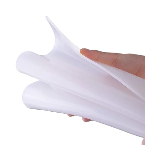 1 Stück hochwertige weiße Silikonkautschuk-Plattenmatte – vielseitige Dicke von 0,5 mm bis 30 mm for verschiedene Anwendungen(100mm x 100mm x 2mm) von XaoLaoC