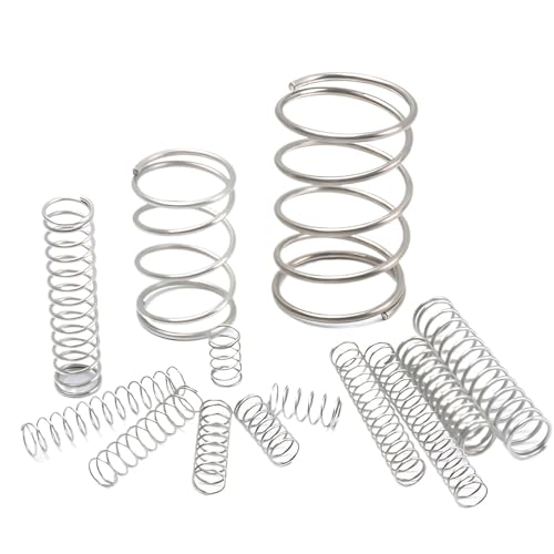 Druckfedern mit 0,6 mm Drahtdurchmesser, 10 Stück – Kleine Druckfedern aus Edelstahl A2 for verschiedene Anwendungen(12mmx25mm) von XaoLaoC
