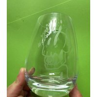 Glas Geätztes Weinglas Kunstdekor Glas Geätztes Weinglas Kunstdekor von Xartstudent