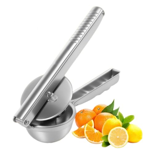 Xasbseulk Edelstahl Zitronenpresse, Fruchtpresse, Handpresse Für Granatapfel Zitrone Orange Saft Getränke Xasbseulk Edelstahl Zitronenpresse, Fruchtpresse, Handpresse Für Granatapfel Zitrone Orange Saft Getränke von Xasbseulk