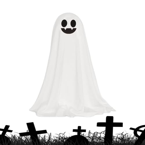 Xasbseulk Halloween Dekoration - Halloween Deko Innenraum Mit Beleuchtung,Gespenstische Deko-Statue von Xasbseulk