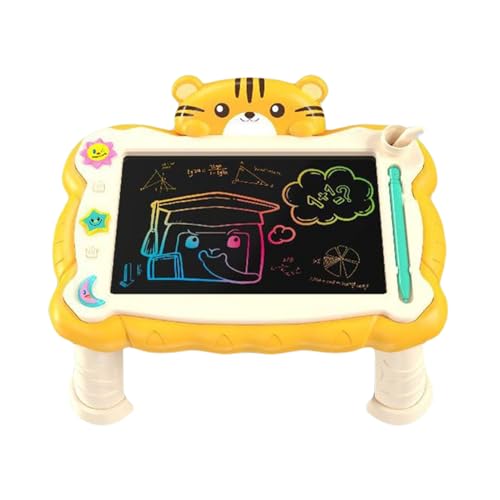Xasbseulk LCD-Schreibblock – Löschbares Doodle Board, multifunktionales LCD-Schreibtablett mit Ständer, Kunst-Übungszubehör für Kinder, für Zuhause, Schule, Reisen von Xasbseulk
