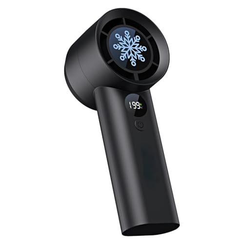 Xasbseulk Tragbarer Handventilator | USB-Ladebarer Handkühlungsventilator - Digitaldisplay Jugendliche Erwachsene & Xasbseulk Tragbarer Handventilator | USB-Ladebarer Handkühlungsventilator - Digitaldisplay Jugendliche Erwachsene & von Xasbseulk