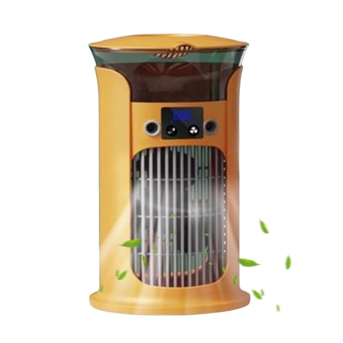 Xasbseulk Tragbarer Luftkühler | Befeuchtender Tischventilator - 3-Stufen Geschwindigkeitskühlgerät Mit LED-Beleuchtung Für Schlafzimmer Studentenzimmer Wohnzimmer Camping Arbeitszimmer Xasbseulk Tragbarer Luftkühler | Befeuchtender Tischventilator - 3-Stufen Geschwindigkeitskühlgerät Mit LED-Beleuchtung Für Schlafzimmer Studentenzimmer Wohnzimmer Camping Arbeitszimmer von Xasbseulk
