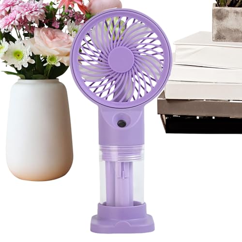 Xasbseulk Tragbarer Ventilator mit Nebelfunktion - Tragbare Reise Sprüh-Wassernebel Ventilatoren - Kühlung Luftkühler Klappbar Wiederaufladbar für Camping Reise Outdoor Sport Veranstaltungen Poolside Xasbseulk Tragbarer Ventilator mit Nebelfunktion - Tragbare Reise Sprüh-Wassernebel Ventilatoren - Kühlung Luftkühler Klappbar Wiederaufladbar für Camping Reise Outdoor Sport Veranstaltungen Poolside von Xasbseulk