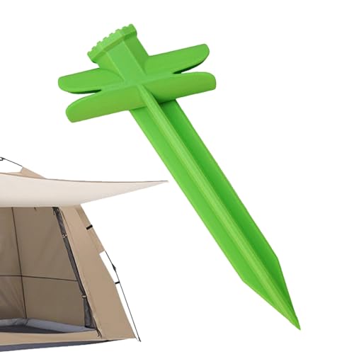 Xasbseulk Trampolin Heringe - Windresistente Zeltpflöcke Für Camping Und Outdoor,Hochfester Stahl Camping-Zubehör Mit Tiefengriff Für Festzäune Kinderspielplatz Sicherheit Strandcamping von Xasbseulk