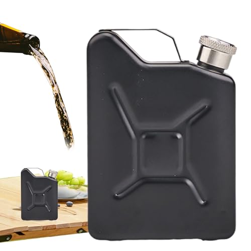 Xasbseulk Whiskeyflasche - Edelstahl Alkoholbehälter 150ml | Auslaufsicherer Whiskeybehälter Edelstahl Für Täglichen Einsatz Outdoor Aktivitäten Camping Fitness Picknick Xasbseulk Whiskeyflasche - Edelstahl Alkoholbehälter 150ml | Auslaufsicherer Whiskeybehälter Edelstahl Für Täglichen Einsatz Outdoor Aktivitäten Camping Fitness Picknick von Xasbseulk