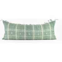 Neel Top Fransen Lang Lenden - Aqua Lendenkissen-Bezug von XasminInteriorsShop