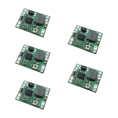 5 Stück MP1584EN DC-DC Step Down, Buck Konverter, DC-DC Wandler 4.5-28V Eingang zu 0.8V-20V Einstellbar Abwärtswandler Modul, Buck Converter 24V zu 12V 9V 5V 3.3V für Arduino Raspberry Pi DIY von Xatgiouy