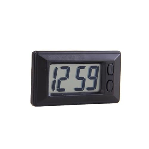 LCD-Armaturenbrett-Uhr, Auto-Digitaluhr mit Klebepad, tragbare Mini-Fahrzeug-Schreibtischuhr, leicht ablesbares großes Display, Reiseelektronischer Tischzeitmesser für Zuhause, Büro, Auto (Schwarz) LCD-Armaturenbrett-Uhr, Auto-Digitaluhr mit Klebepad, tragbare Mini-Fahrzeug-Schreibtischuhr, leicht ablesbares großes Display, Reiseelektronischer Tischzeitmesser für Zuhause, Büro, Auto (Schwarz) von Xatgiouy