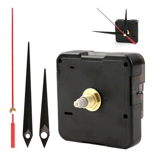 Uhrwerk für Wanduhr Lautlos, Quarz Uhrwerk für DIY Bastelprojekte, Geräuschloses Uhrwerk Set für Wanduhren, Ersatz für Kreuzstichuhren, Basteluhren, Mechanismus für Wanduhr von Xatgiouy