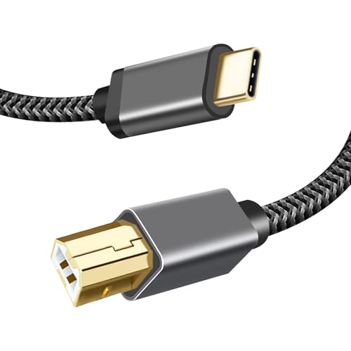 2M USB C zu MIDI Kabel, USB C auf B MIDI Interface Kabel für MIDI-Keyboard, Controller, Synthesizer, Audio Interface, kompatibel mit Windows, macOS, Linux, schnelle Datenübertragung, Plug & Play 2M USB C zu MIDI Kabel, USB C auf B MIDI Interface Kabel für MIDI-Keyboard, Controller, Synthesizer, Audio Interface, kompatibel mit Windows, macOS, Linux, schnelle Datenübertragung, Plug & Play von Xatgiouy