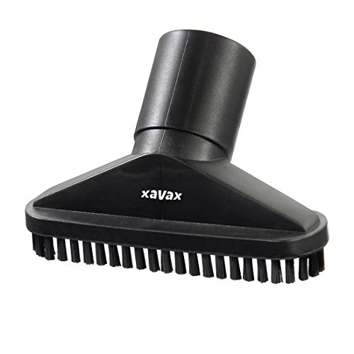 Xavax Staubsaugerdüse universal für Möbel (Staubsaugeraufsatz 35 mm/mit Adapter 32 mm geeignet für alle Staubsauger, Möbeldüse mit umlaufender Bürstenleiste) von Xavax