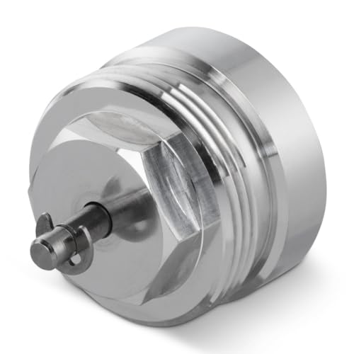 Xavax Adapter für Heizkörperventile mit M28 x 1.5 mm Anschlussgewinde (Thermostatkopfadapter, Außengewinde M30 x 1,5 mm, Metall Thermostat-Adapter, für digitale Thermostatköpfe, M28F-M30M) Messing von Xavax