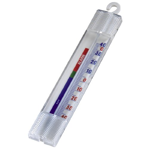 Xavax Analoges Thermometer zum Aufhängen im Kühlschrank, Gefrierschrank, Tiefkühltruhe, Weinkühlschrank, Minibar, min. -35 Grad, max. +40 Grad, weiß von Xavax