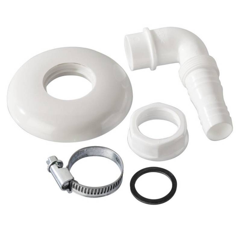 Xavax Anschlussstück Siphonanschluss 18-23 mm mit Überwurfmutter & Schlauchschelle, Zubehör von Xavax