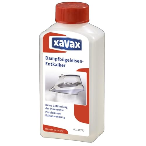 Xavax Entkalker für Dampfbügeleisen, 250 ml (ausreichend für 3 Anwendungen) von Xavax