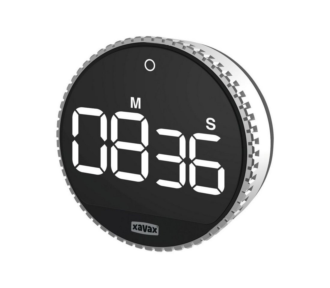 Xavax Küchentimer Xavax Wecker Timer "Rotation" digital Silber/Schwarz LED-Display Xavax Küchentimer Xavax Wecker Timer "Rotation" digital Silber/Schwarz LED-Display von Xavax