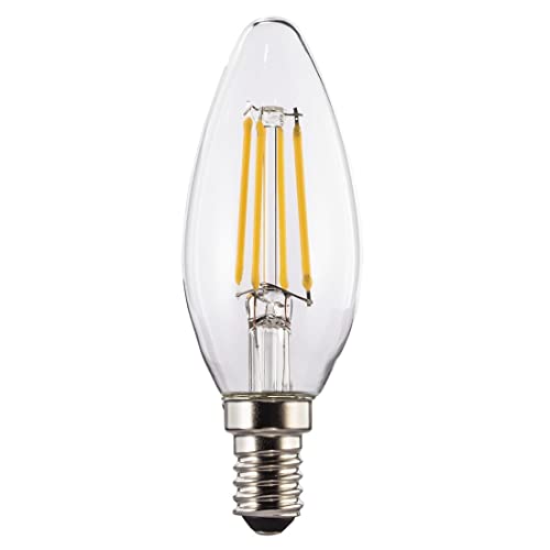Xavax LED-Filament E14, 470lm ersetzt 40W, Kerzenlampe, Warmweiß, klar Xavax LED-Filament E14, 470lm ersetzt 40W, Kerzenlampe, Warmweiß, klar von Xavax