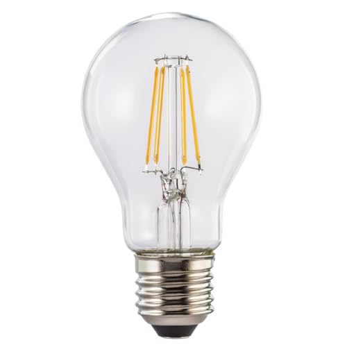 Xavax LED-Filament E27, 470lm ersetzt 40W, Glühlampe, Warmweiß, klar von Xavax
