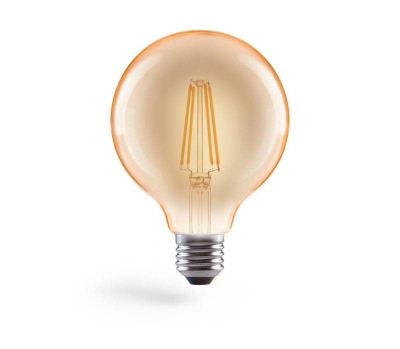 Xavax LED-Leuchtmittel XAVAX LED-Filament, E27, 650lm 8W, Vintage-Lampe Globe 125, dimmbar... von Xavax