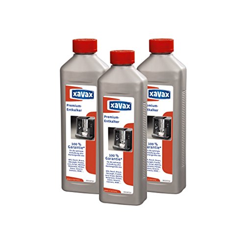 Xavax Premium Entkalker für hochwertige Kaffeeautomaten, 1,5 L-Set von Xavax