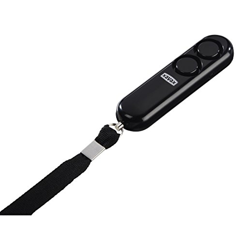 Xavax Taschenalarm Midi2, Mobile Alarmanlage für Handtasche oder Schlüsselbund mit LED Taschenlampe und Trageschlaufe, extra laut (115 dB) von Hama